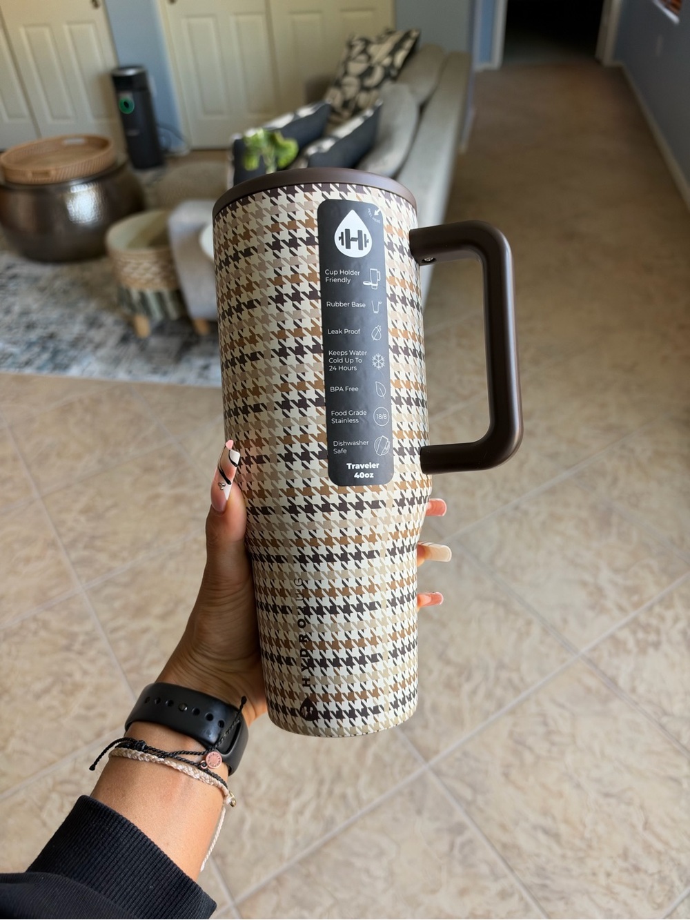 Hydrojug 40oz “Houndstooth” Tumbler - Target Exclusive
